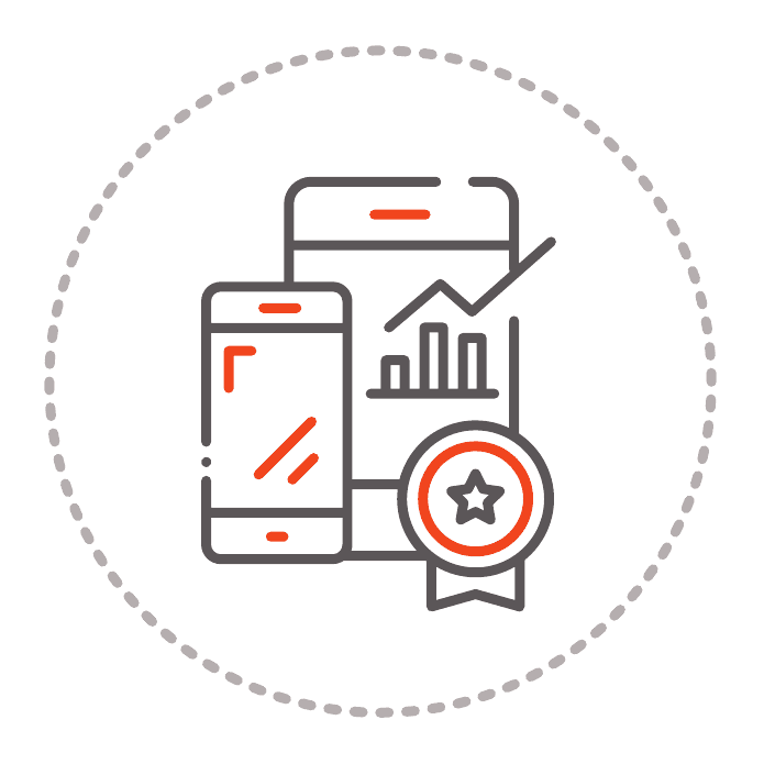 Industry leadership composite icon