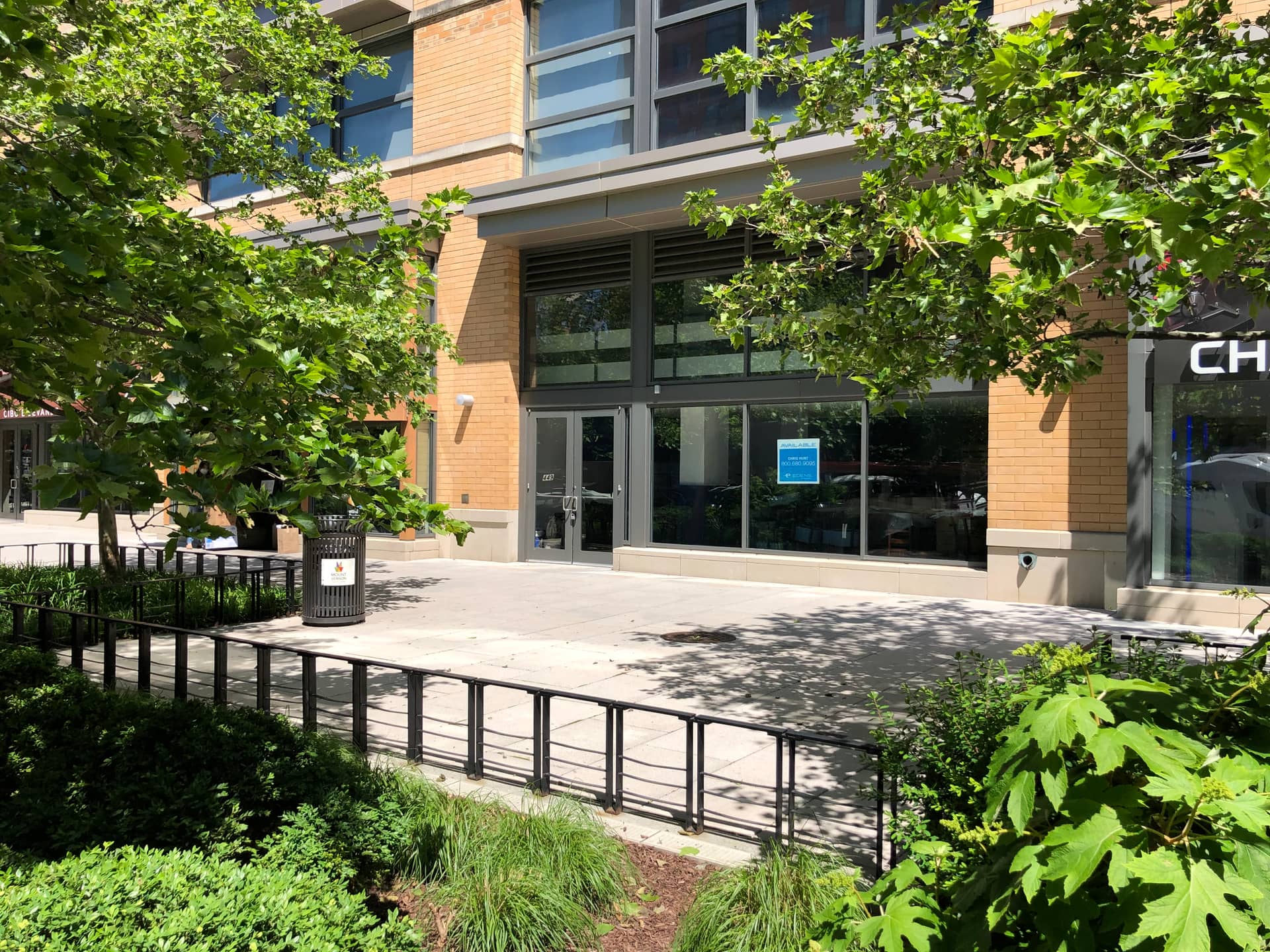 Patio entrance