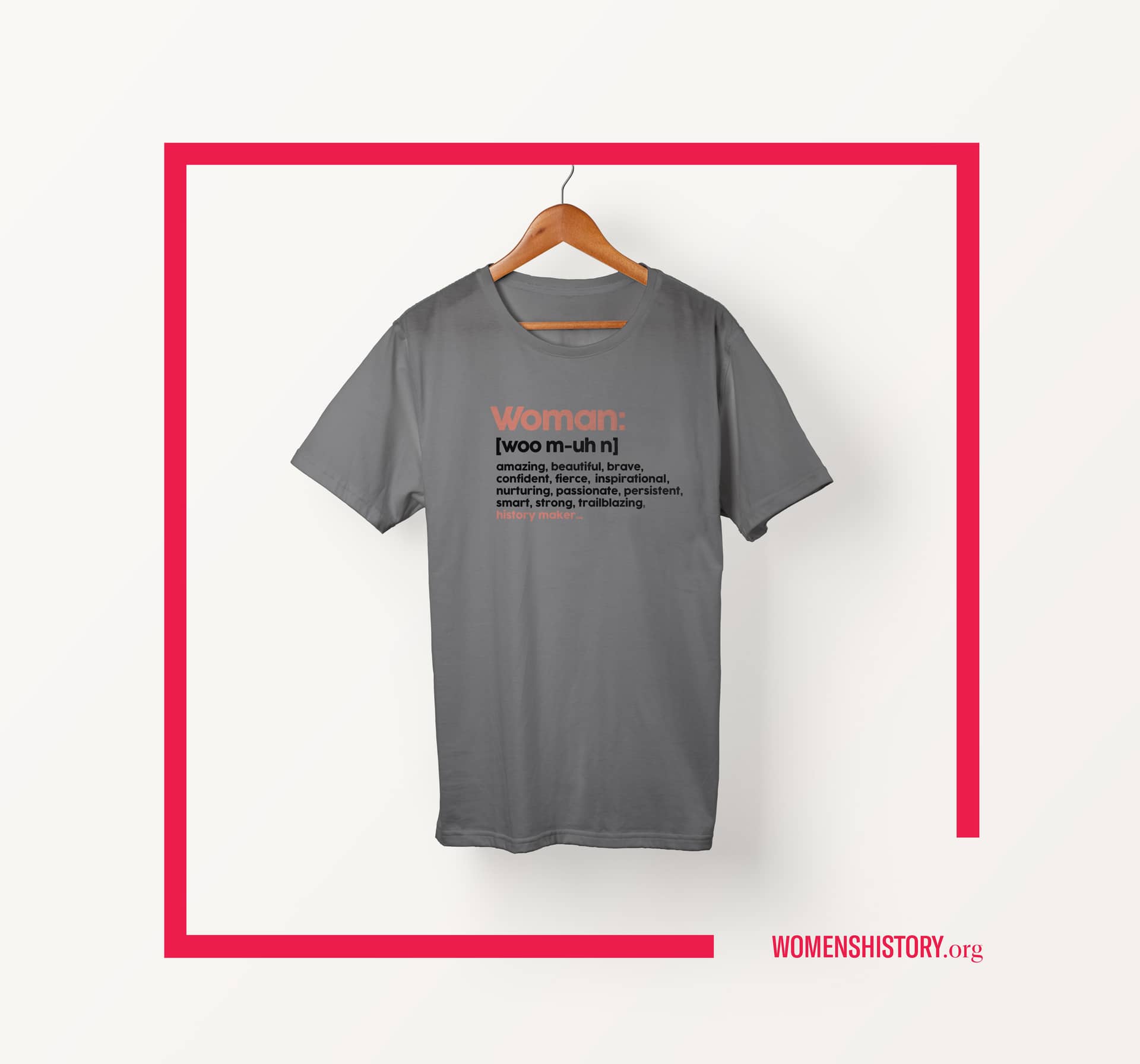 Omaze · Woman: definition tee · variant