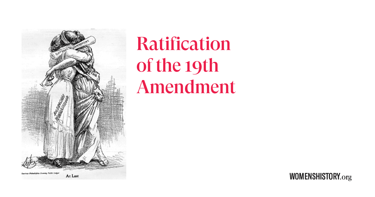ON THIS DAY · 19th Amendment ratification