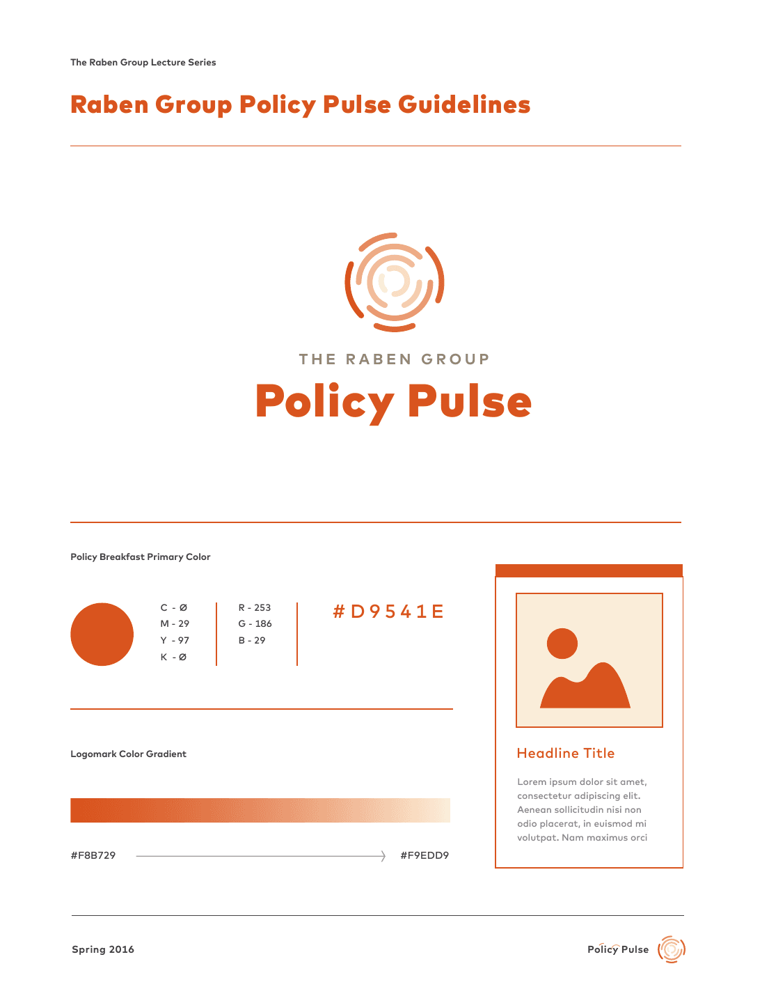 Policy Pulse spec spread · orange