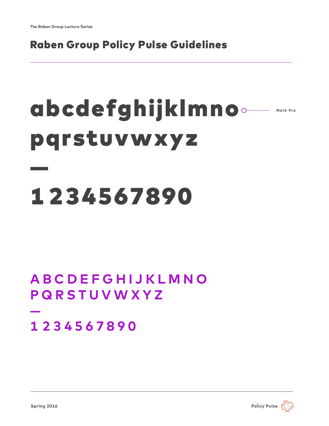 Typography · Mark Pro specimen