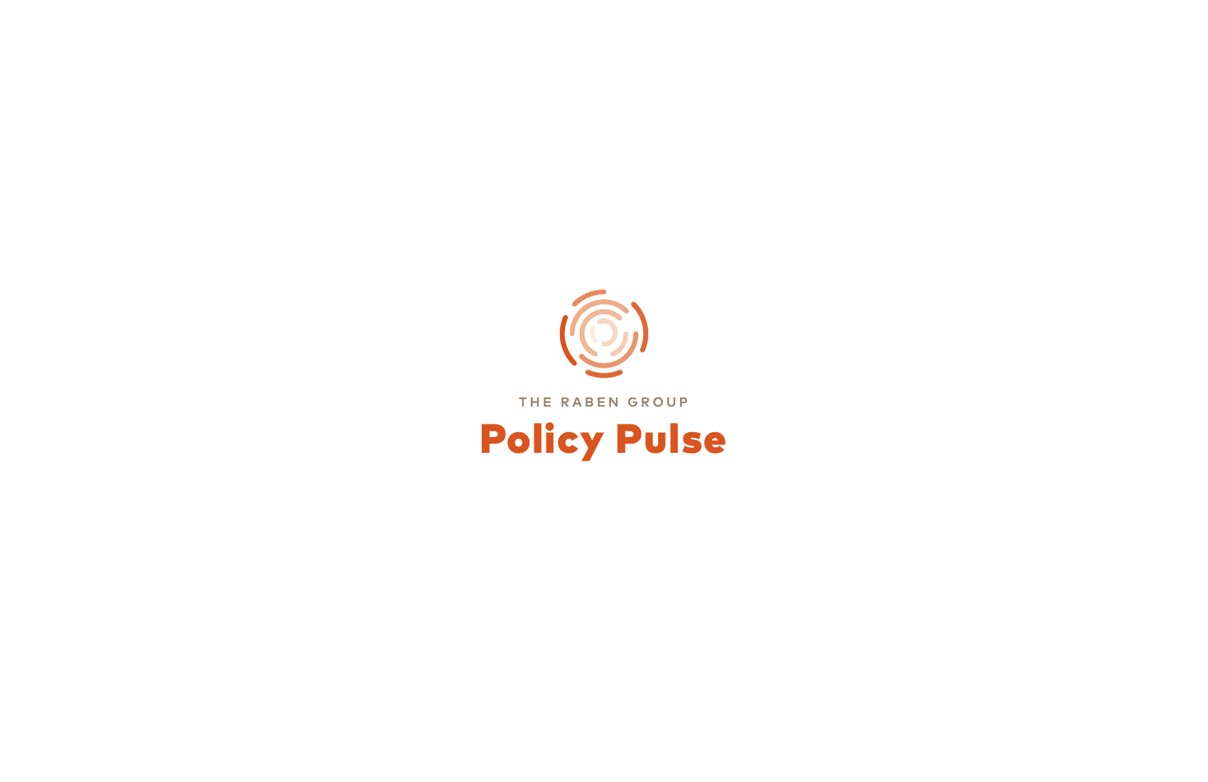 Policy Pulse · parent mark (orange concentric target)