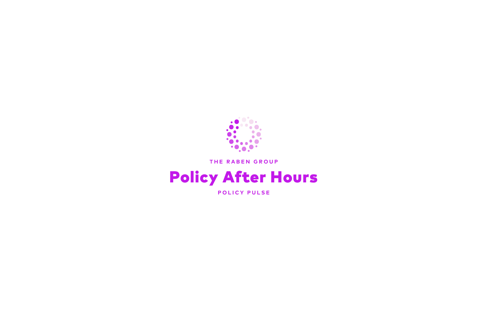 Policy Breakfast · yellow sunrise rays