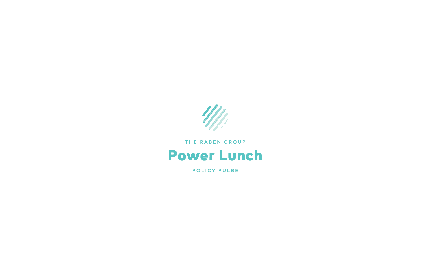 Power Lunch · teal slash stripes