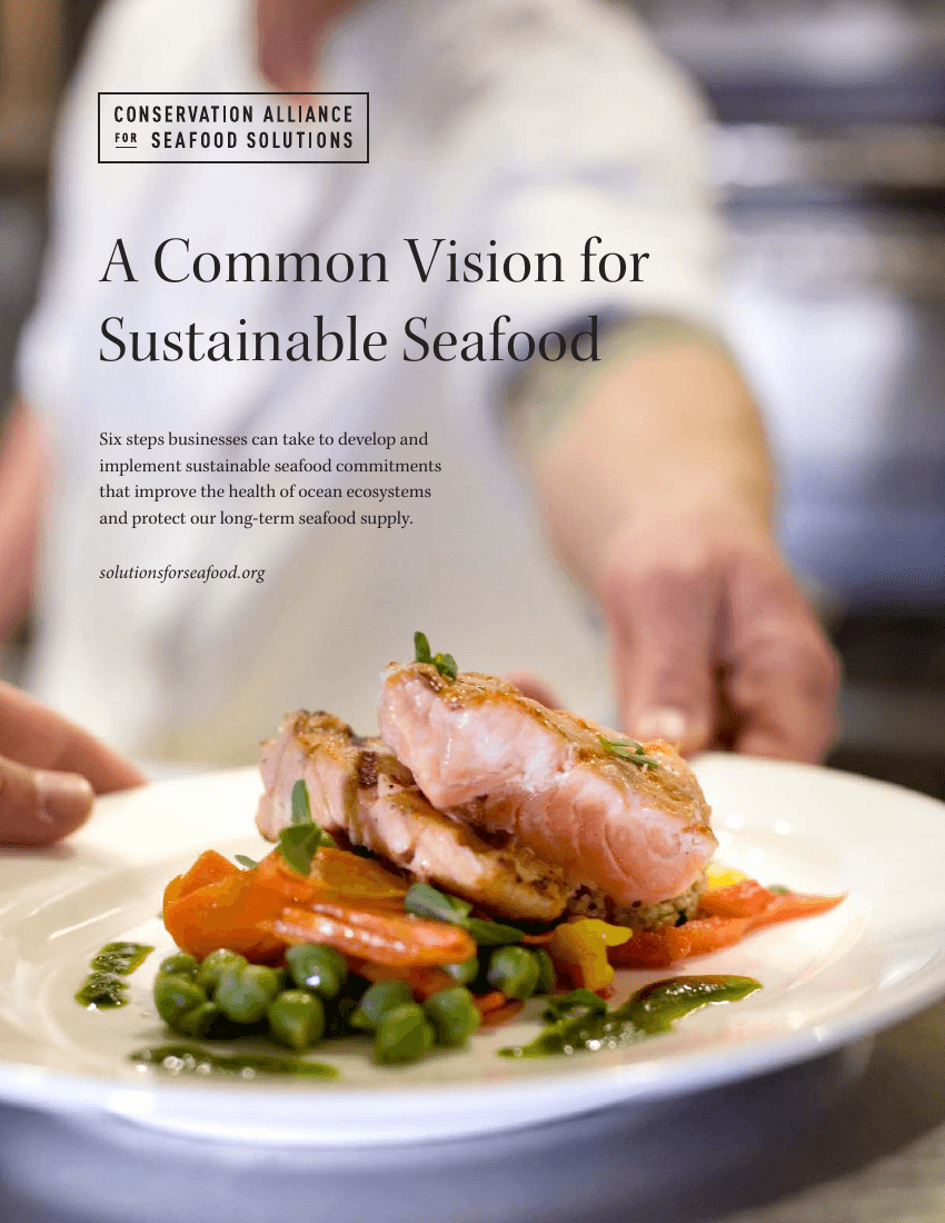 A Common Vision for Sustainable Seafood · cover
