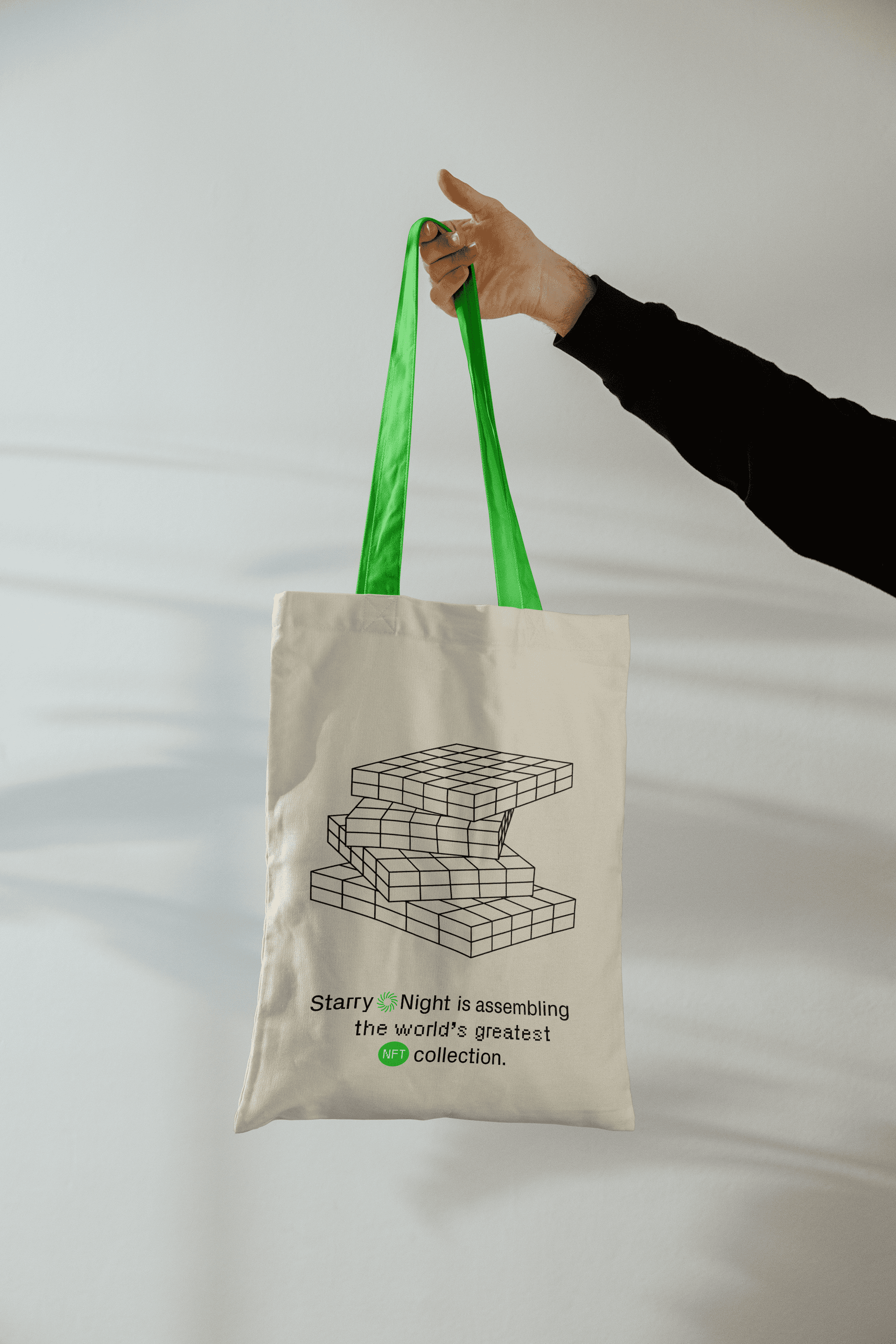 SNC tote bag mockup