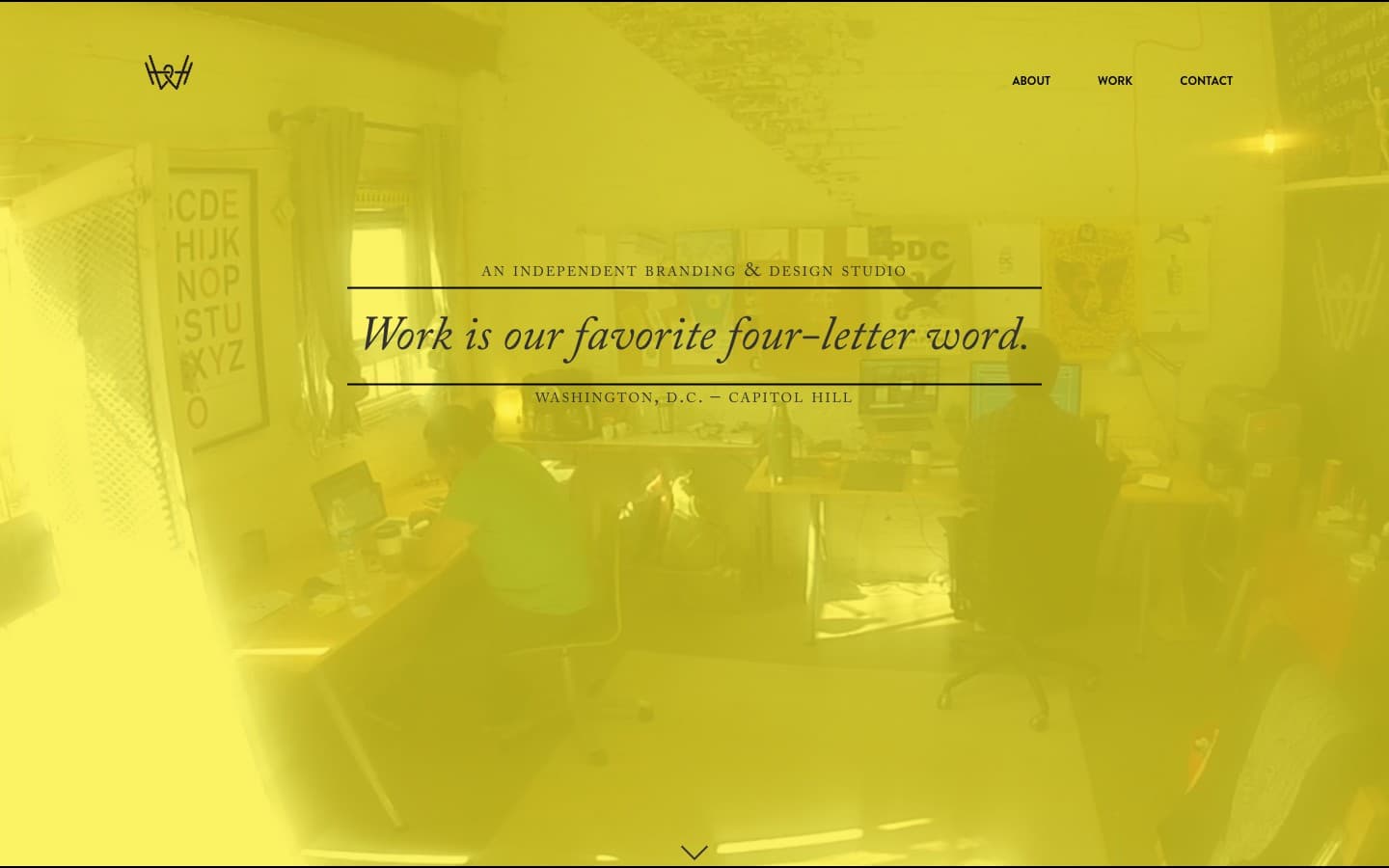 wrkhrs.co · 2016. Still the v1 site, after the carriage-house renovation.
