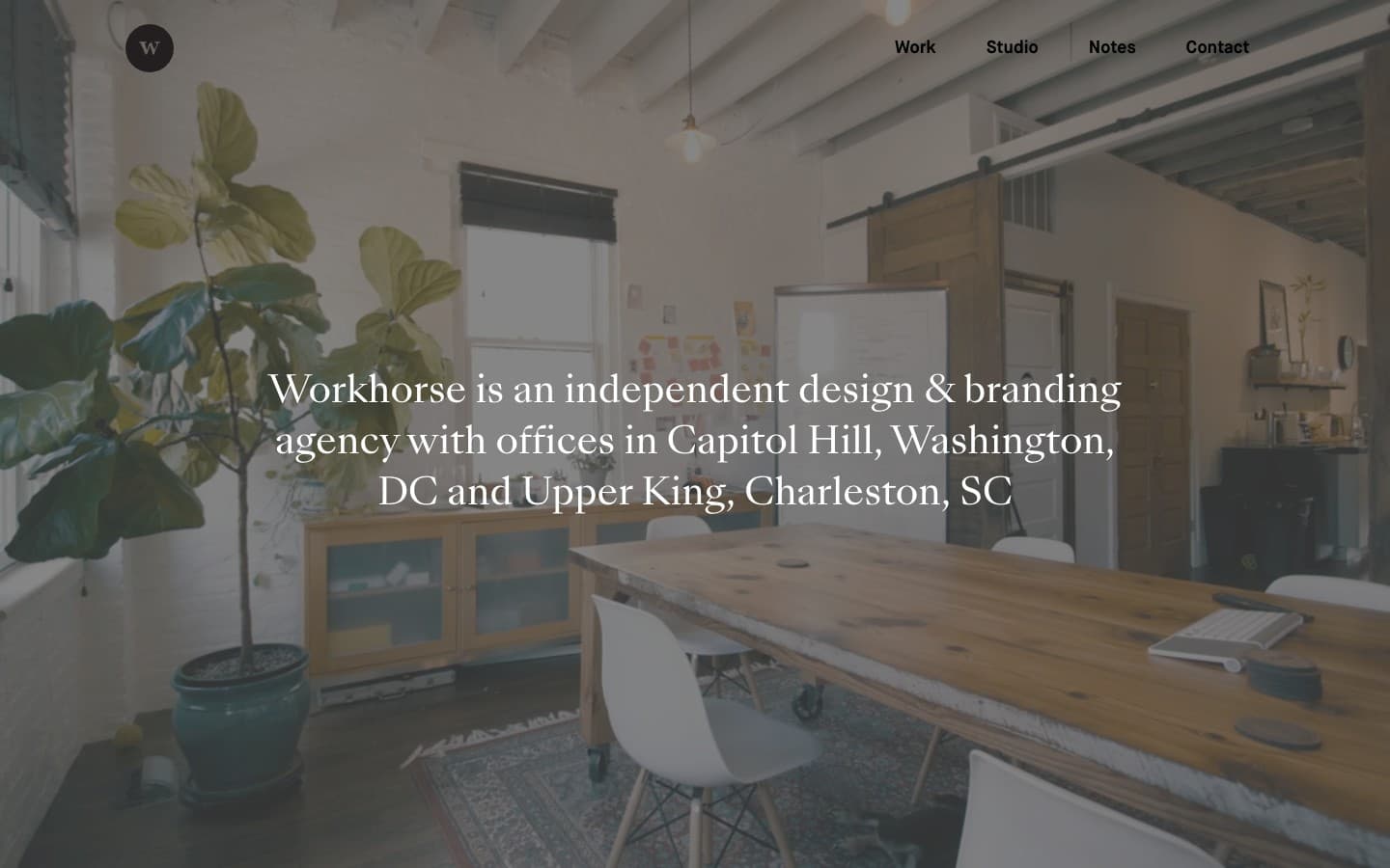 wrkhrs.co · 2020. Serif redesign, with the studio in frame.