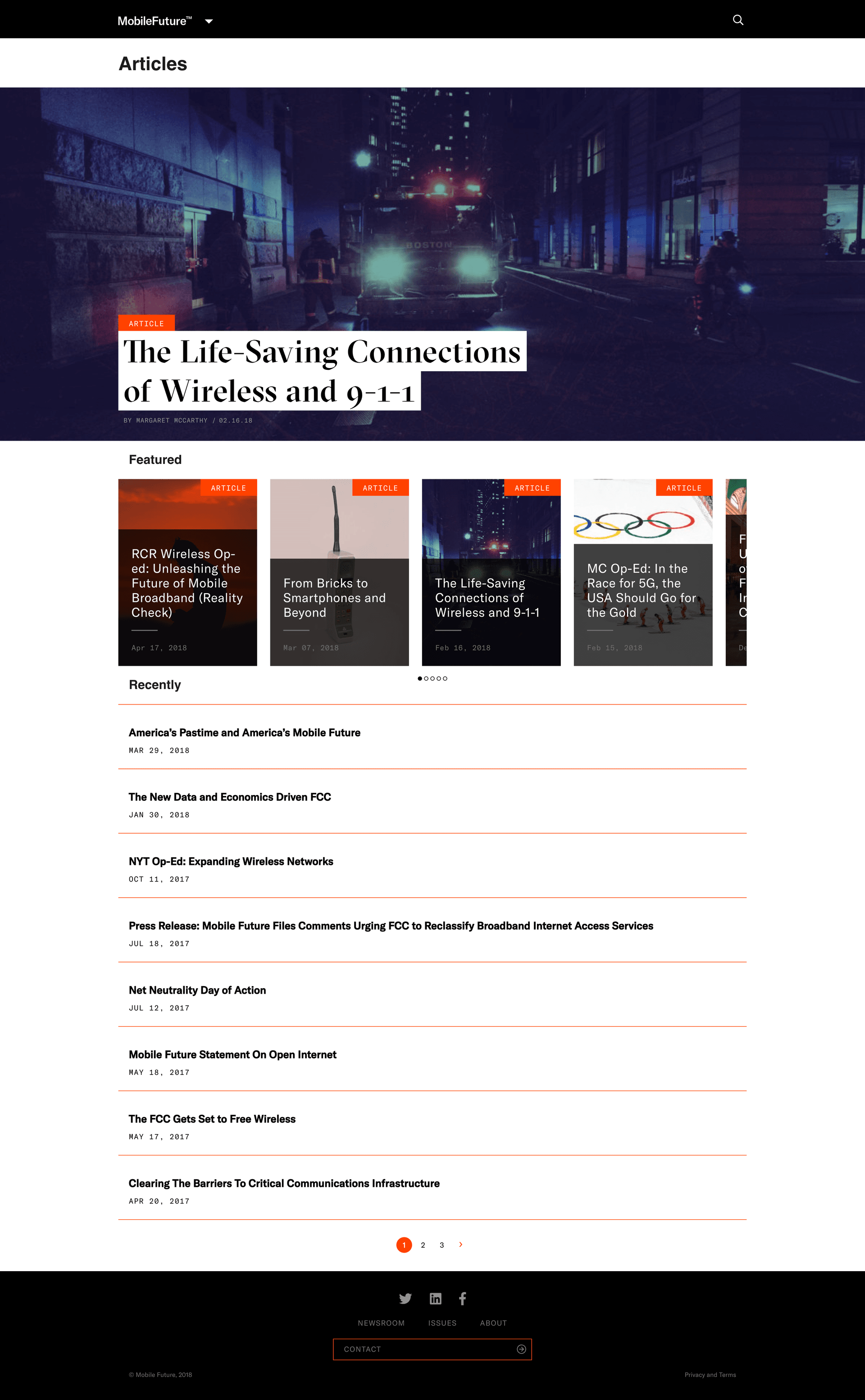 Live · articles index