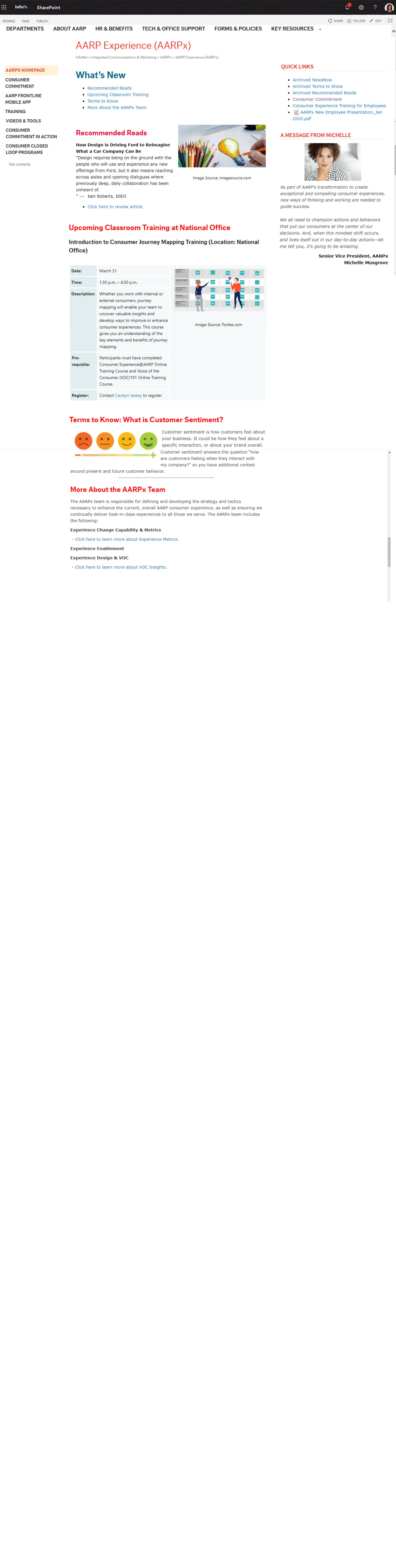 AARPx Centralized Web Presence · homepage
