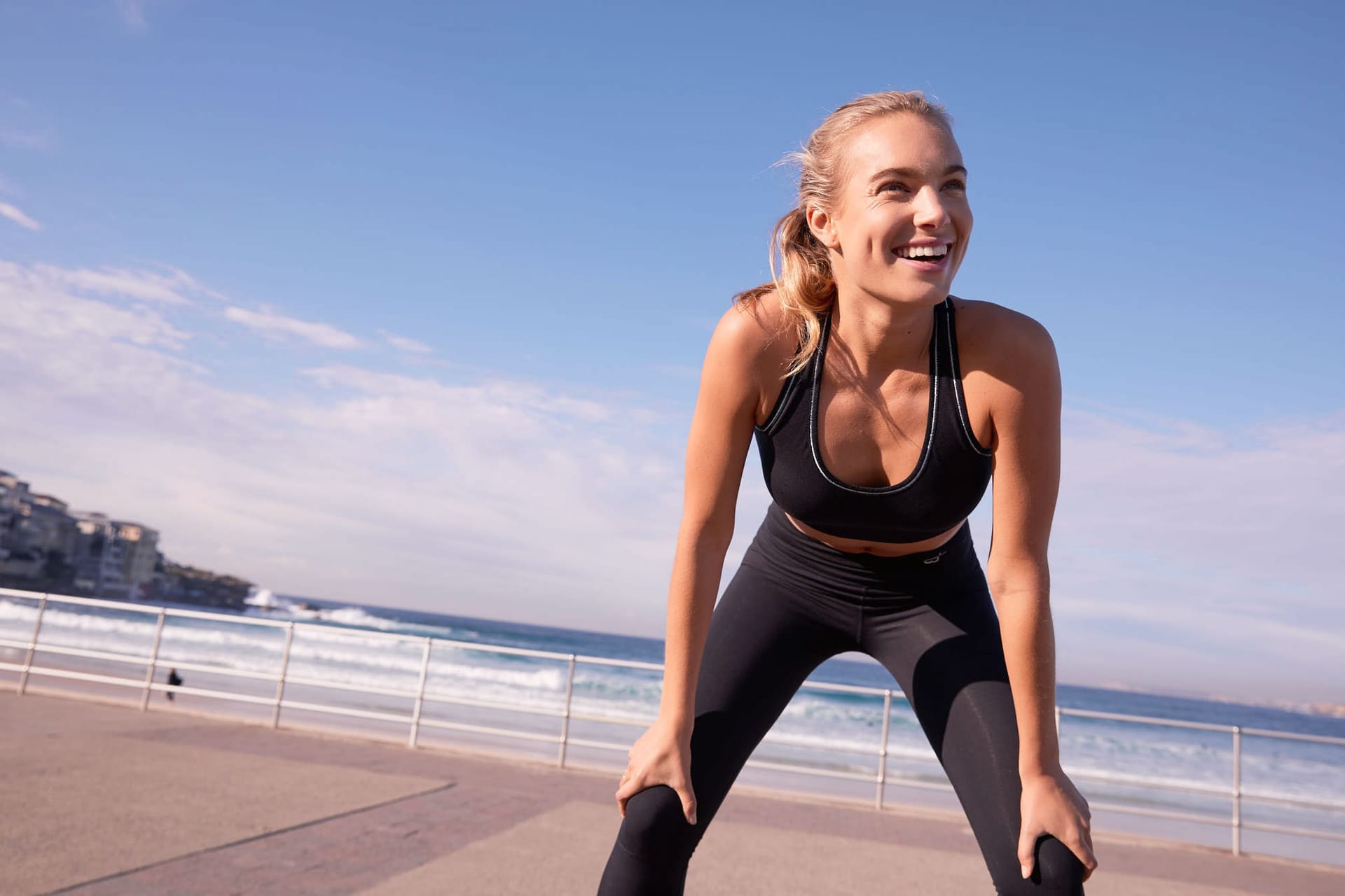 Campaign photography on the Bondi promenade