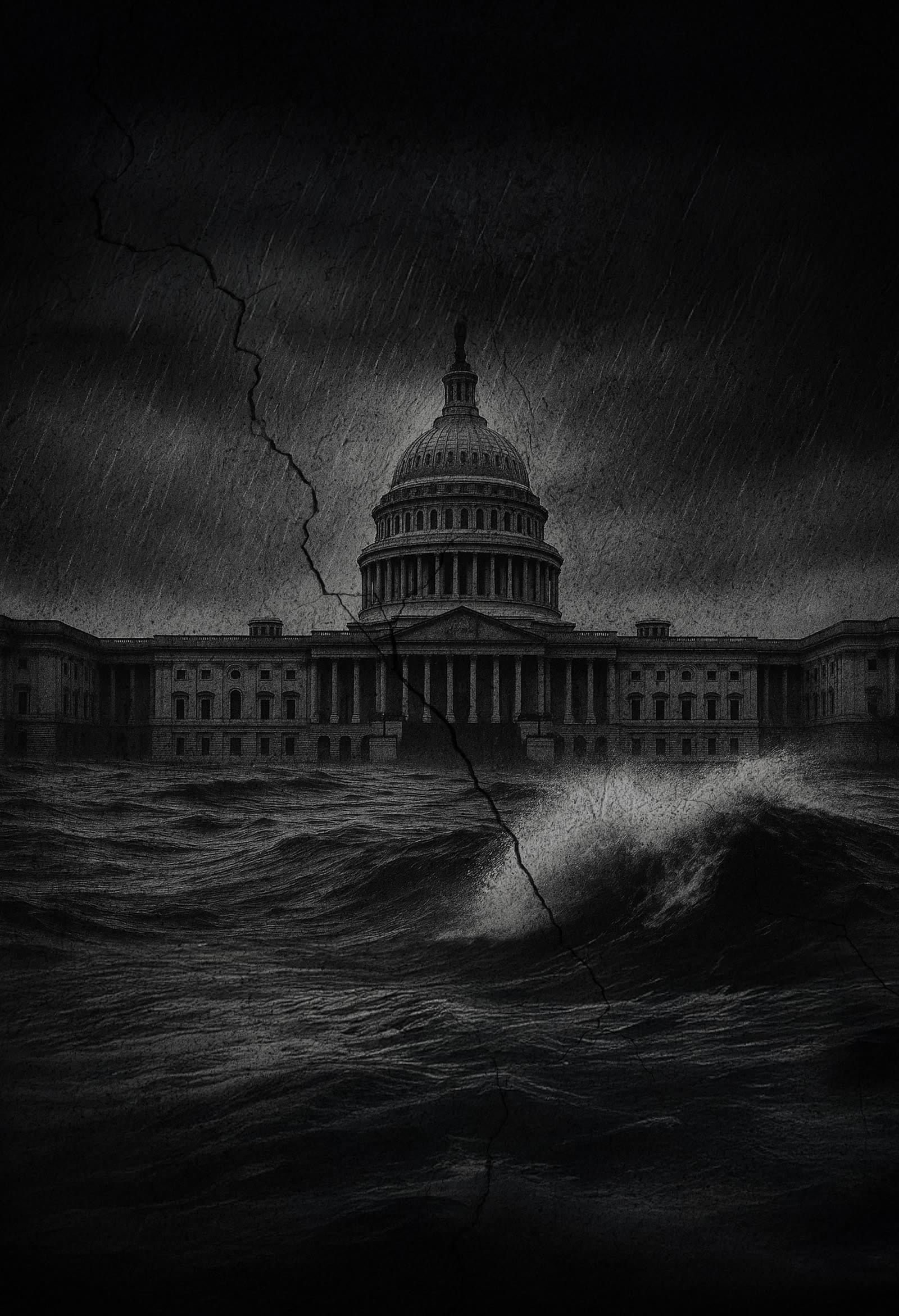 Study: the Capitol behind a breaking wave
