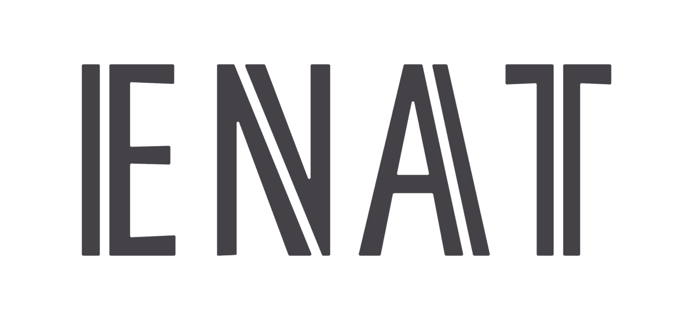 ENAT stencil-cut name