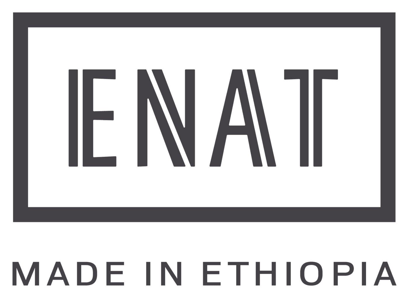 Boxed ENAT stamp with MADE IN ETHIOPIA