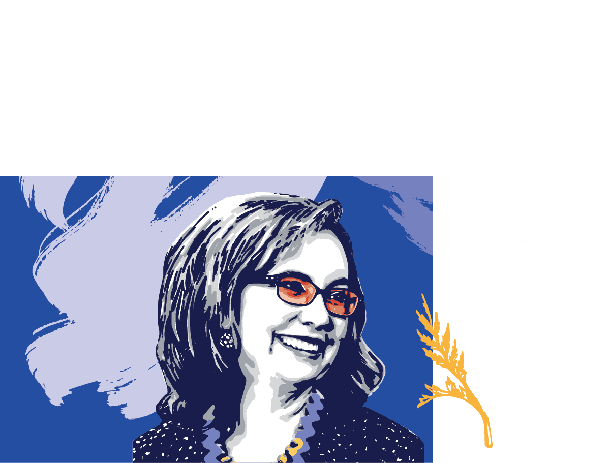 Gabrielle Giffords stylized portrait illustration