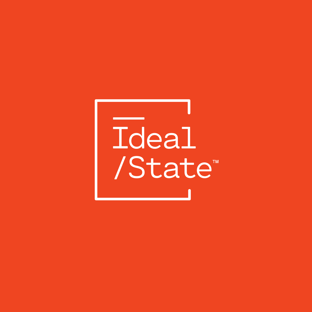 Bracketed, Reverse on Tangerine