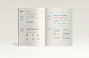 Two pages from Motivo's Visual Style Guide